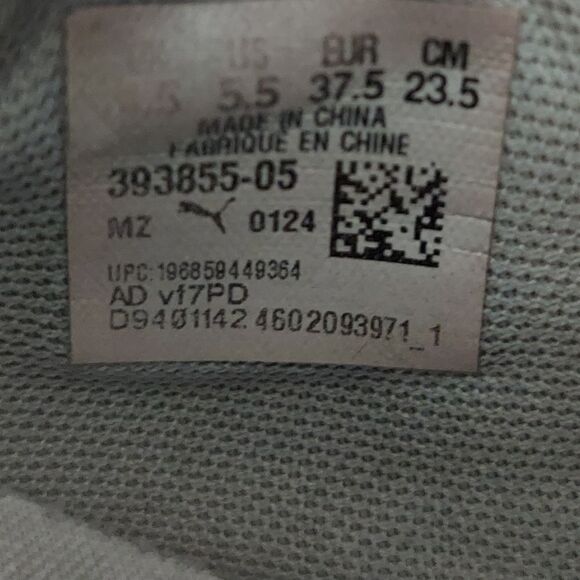 Puma Pacer 23 GS Silver Mist / Clementine Running Athletic Shoes 5.5 - Picture 8 of 8